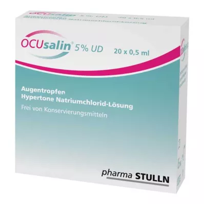 Ocusalin 5 % UD øyedråper, 20X0,5 ml