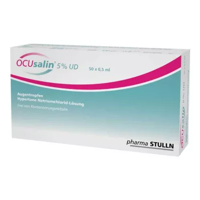 Ocusalin 5 % UD øyedråper, 50X0,5 ml Ocusalin 5 % UD øyedråper, 50X0,5 ml