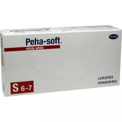PEHA-SOFT nitril hvit Unt.Hands.unsteril pf S, 100 St