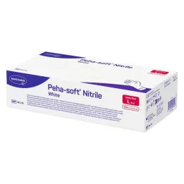 PEHA-SOFT nitril hvit Unt.Hands.unsteril pf L, 100 St