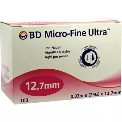 BD MICRO-FINE ULTRA Pennenåler 0,33x12,7 mm, 100 stk