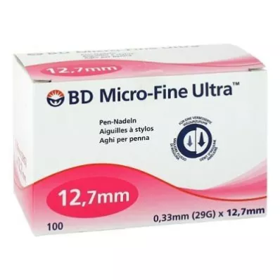 Bd Micro-fine Ultra Pen nåler 0,33x12,7 mm (100 stk) Bd Micro-fine Ultra Pen nåler 0,33x12,7 mm (100 stk)