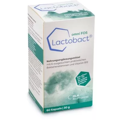 LACTOBACT omni FOS enterokapsler, 60 stk