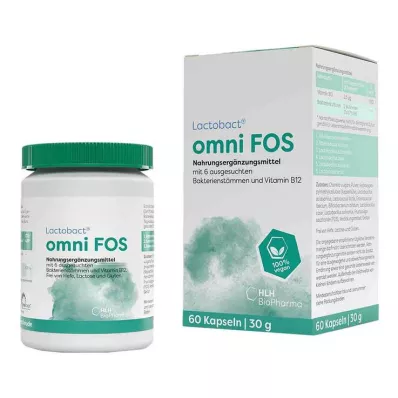 LACTOBACT omni FOS enterokapsler, 60 stk