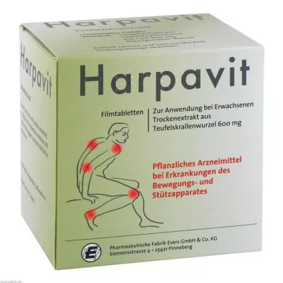 HARPAVIT Filmdrasjerte tabletter, 100 stk HARPAVIT Filmdrasjerte tabletter, 100 stk