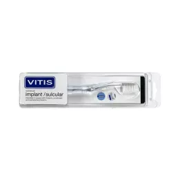 VITIS implantat sulcus/sulkulær tannbørste, 1 stk