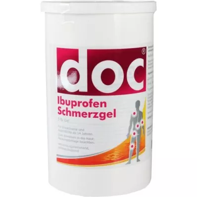 DOC IBUPROFEN Dispenserpatron for smertegel 5 %, 1 kg