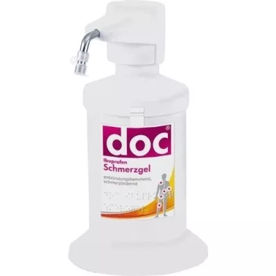 DOC IBUPROFEN Dispenser/base for smertestillende gel, 1 stk
