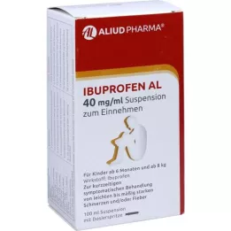 IBUPROFEN AL 40 mg/ml Oral suspensjon, 100 ml
