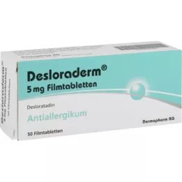 DESLORADERM 5 mg filmdrasjerte tabletter, 50 stk