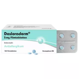 DESLORADERM 5 mg filmdrasjerte tabletter, 100 stk