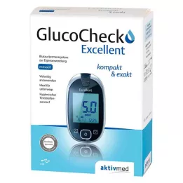GLUCOCHECK Utmerket blodsukkermålesett mmol/l, 1 stk