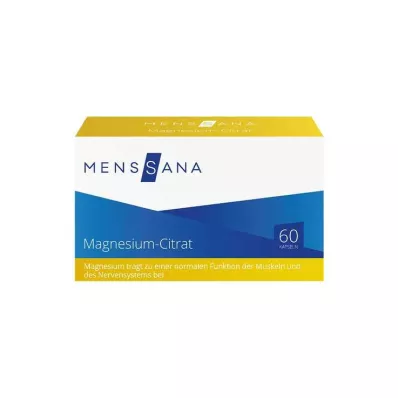 Magnesium Citrate Menssana Kapsler, 60 stk Magnesium Citrate Menssana Kapsler, 60 stk