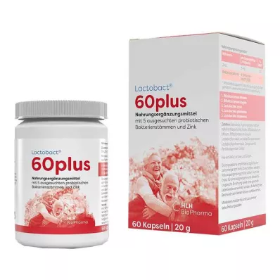 LACTOBACT 60plus enterokapsler, 60 stk