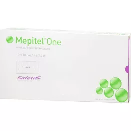 MEPITEL En 10x18 cm silikonnettbandasje, 10 stk