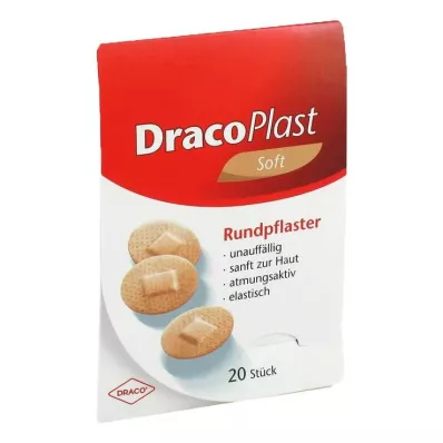 DRACOPLAST Bløt gips 2,2 cm rund skinf., 20 stk