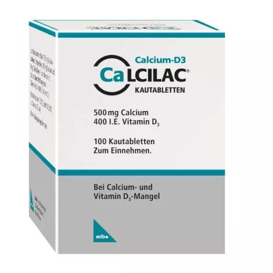 CALCILAC Tyggetabletter, 100 stk