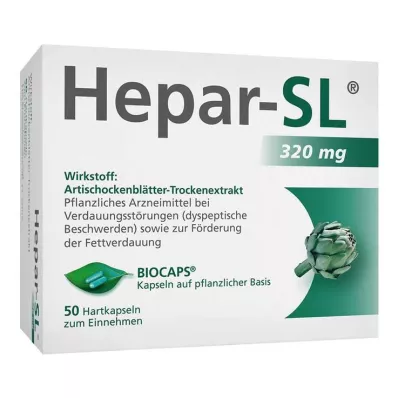 Hepar-SL® 320 mg harde kapsler, 50 stk
