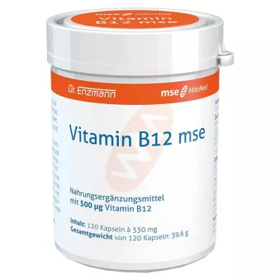 Vitamin B12 Mse kapsler, 120 stk Vitamin B12 Mse kapsler, 120 stk