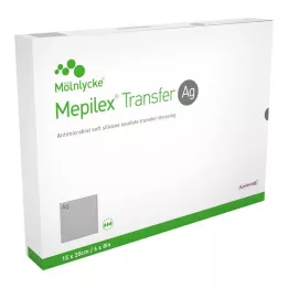 MEPILEX Transfer Ag-skumbandasje 15x20 cm steril, 10 stk