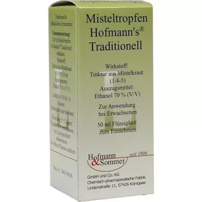 MISTEL-TROPFEN Hofmanns tradisjonell, 50 ml