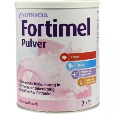 FORTIMEL Jordbærpulver, 335 g