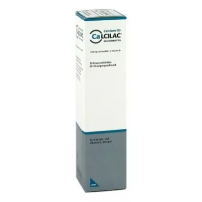 Calcilac 1000mg/880 internasjonale enheter (20 stykker)