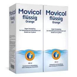 MOVICOL flytende appelsin, 2X500 ml