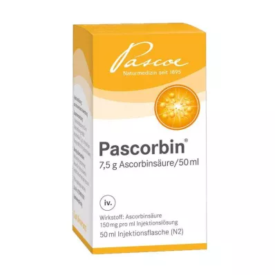 PASCORBIN Injeksjonsvæske, oppløsning Injeksjonsflaske, 20X50 ml