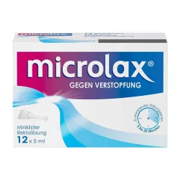 MICROLAX Rektale oppløsningsklyster, 12X5 ml