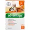 ADVANTAGE 40 mg oppløsning til små katter/små kjæledyrkaniner, 4X0,4 ml
