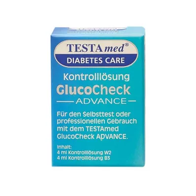 TESTAMED GlucoCheck Advance kontrolløsning, 4 ml