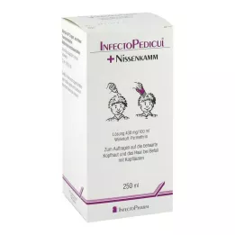 Infectopedicul løsning + nit kam, 250 ml