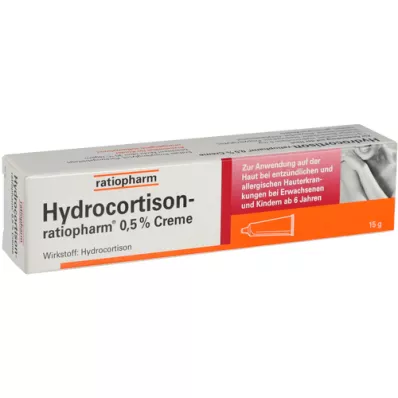 HYDROCORTISON-ratiopharm 0,5 % krem, 15 g