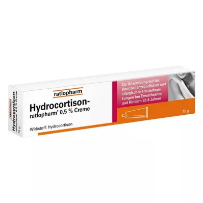 HYDROCORTISON-ratiopharm 0,5 % krem, 15 g