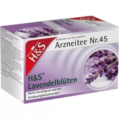 H&amp;S Filterpose med lavendelblomster, 20X1,0 g