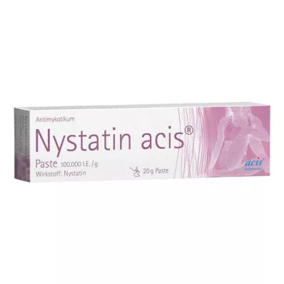 Nystatin acis pasta, 20 g Nystatin acis pasta, 20 g