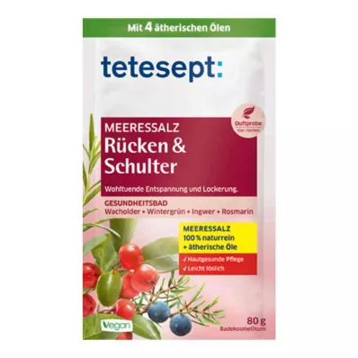 Tetesept Sea Salt Back & Skulder (80 g) Tetesept Sea Salt Back & Skulder (80 g)