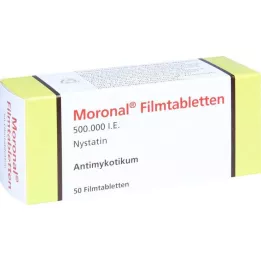 Moronale filmdrasjerte tabletter, 50 stk