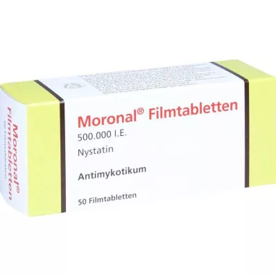 Moronale filmdrasjerte tabletter, 50 stk
