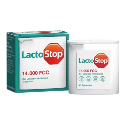 Lactostop 14.000 FCC tabletter i dispenser, 40 stk Lactostop 14.000 FCC tabletter i dispenser, 40 stk