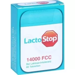 LACTOSTOP 14 000 FCC Tablettdispenser, 80 stk