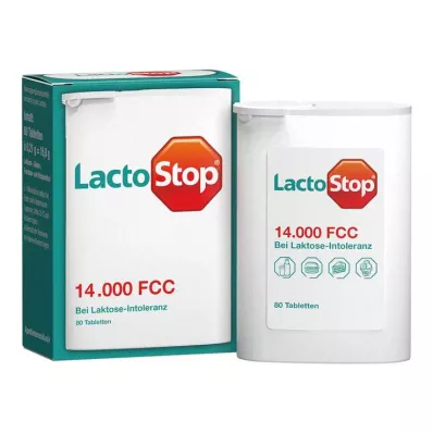 Lactostop 14.000 FCC tabletter i dispenser, 80 stk