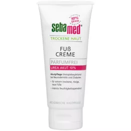 SEBAMED Parfymefri fotkrem for tørr hud, Urea10%, 100 ml