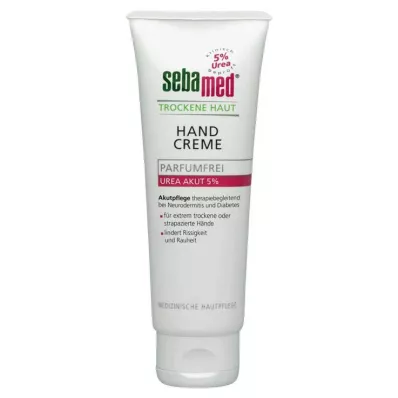 SEBAMED Håndkrem for tørr hud uten parfyme Urea 5%, 75 ml