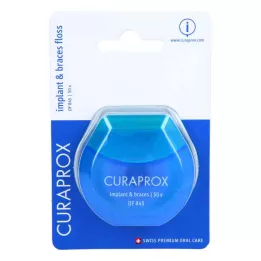 CURAPROX DF 845 Dispenser tanntråd med fluffdel, 50 stk