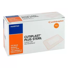 Cutiplast Plus steril 5x7 cm bandasje, 110 stk