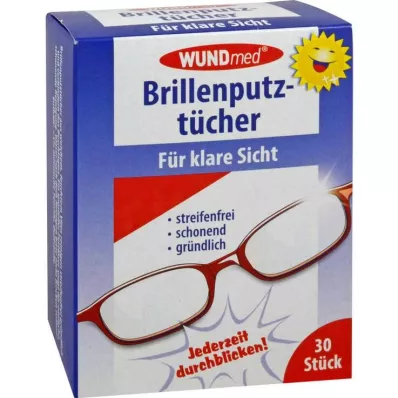 Brillerenseservietter, 30 stk