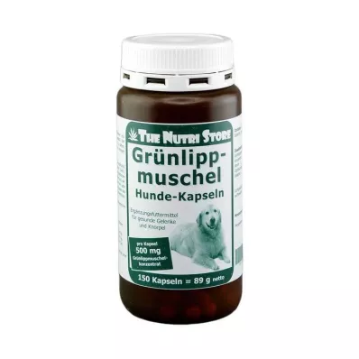 Grønnleppet blåskjell 500 mg for hundekapsler, 150 stk Grønnleppet blåskjell 500 mg for hundekapsler, 150 stk