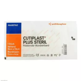 Cutiplast Plus steril 7,8x15 cm bandasje, 1 stk